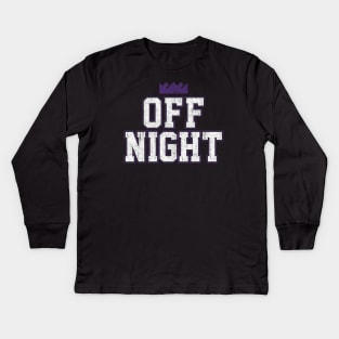 Off Night - Davion Mitchell Kids Long Sleeve T-Shirt